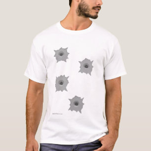 T-shirt de trous de balle