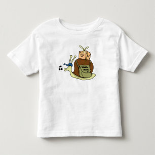 T-shirt de Twofer d'enfant en bas âge de snail