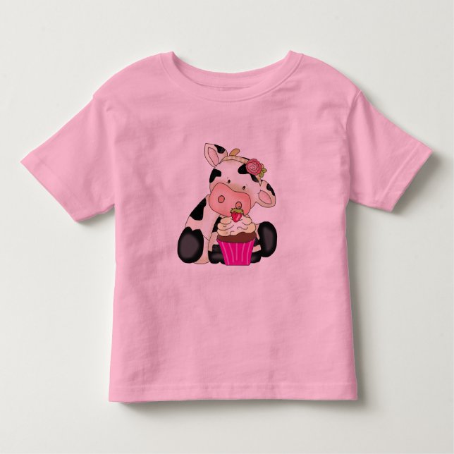 T-shirt de vache à petit gâteau (Devant)