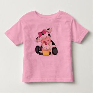 T-shirt de vache à petit gâteau