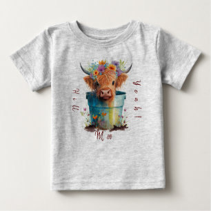 T-shirt de vache Highland