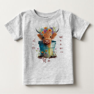 T-shirt de vache Highland