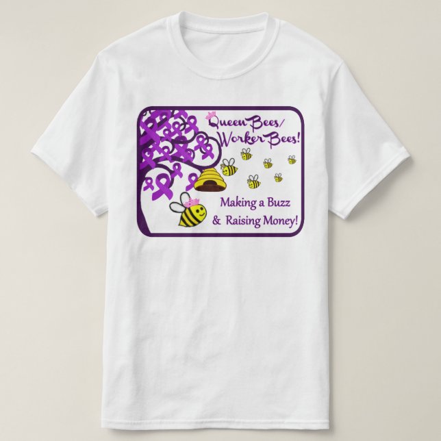 T-shirt de valeur de reines des abeilles/abeilles (Design devant)