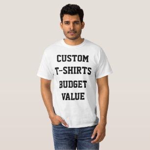T-SHIRT de VALEUR du BUDGET des hommes