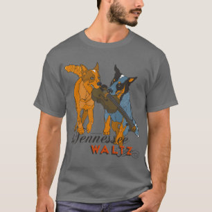 T-shirt de valse du Tennessee de chiens