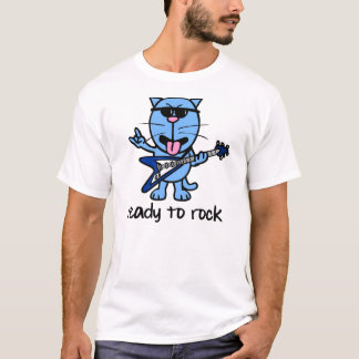 T-shirt de vedette du rock de Catt