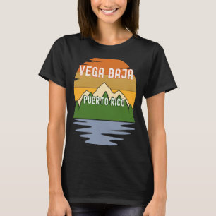 T-shirt De Vega Baja Porto Rico Vintage Sunset