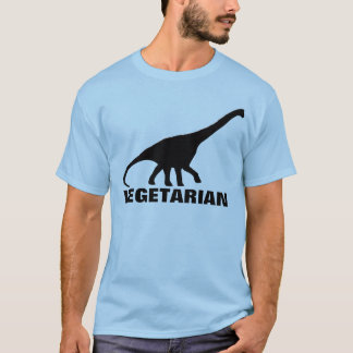 T-shirt de VÉGÉTARIEN de dinosaure