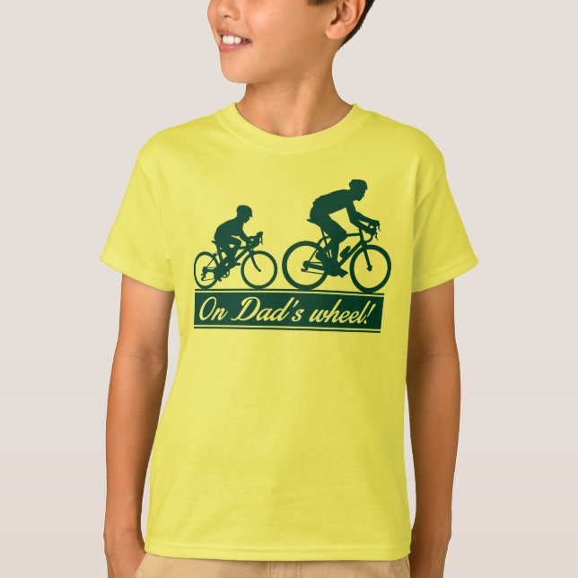 T-shirt de vélo de route d'enfants (Devant)