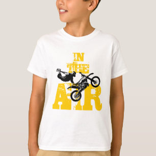 T-shirt de vélo de saleté de garçons