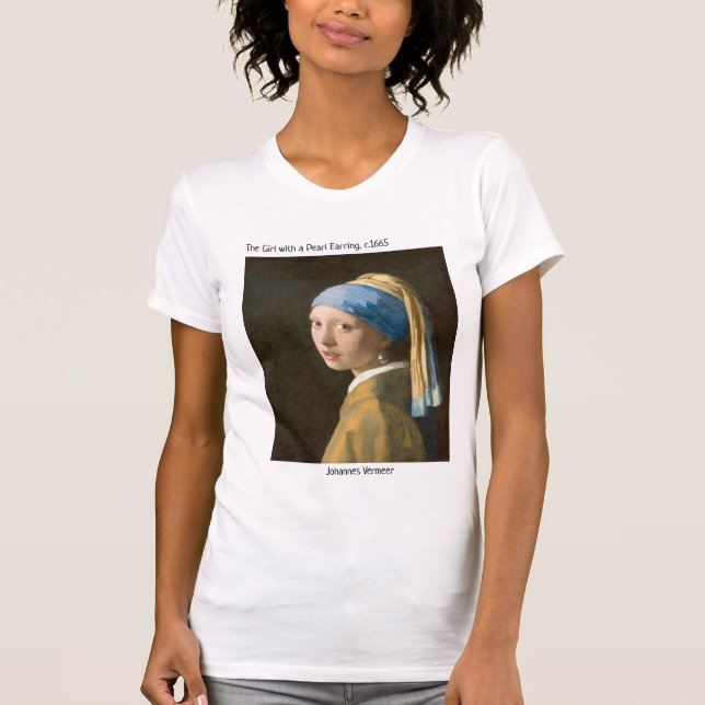 T-shirt de Vermeer Painting (Devant)