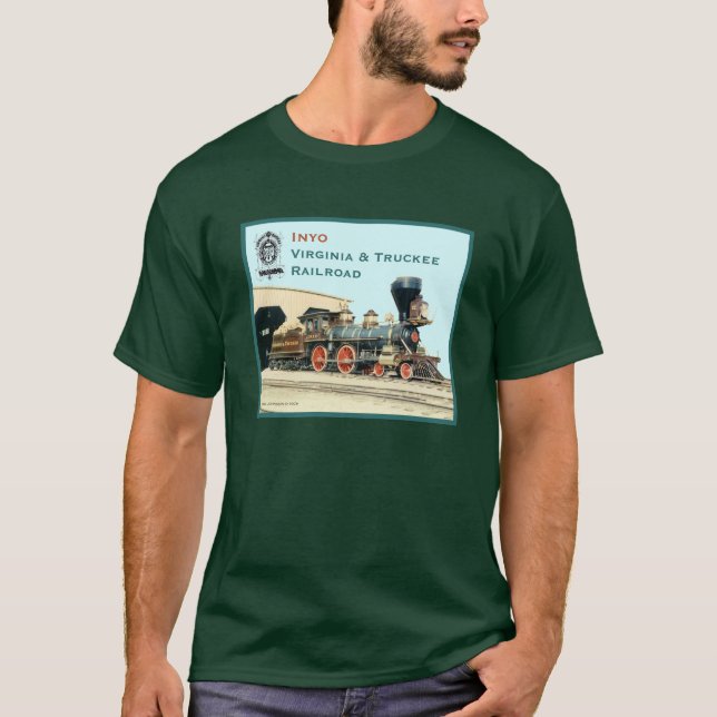 T-shirt de vert de moteur de l'Inyo-Virginie et de (Devant)