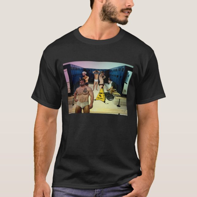 T-shirt de vestiaire de satyre (Devant)