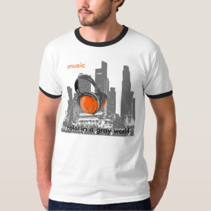 T-shirt de ville de musique