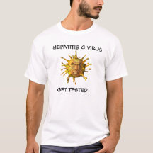 T-shirt de virus de l'hépatite C