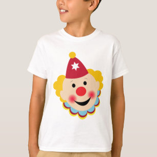T-shirt de visage de clown