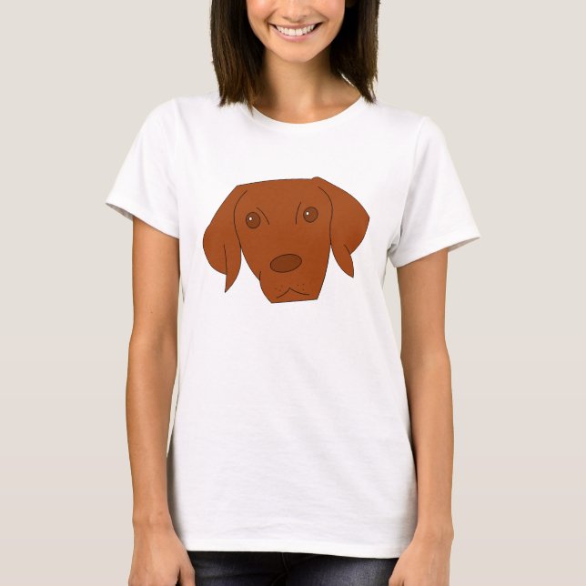 T-shirt de Vizsla (w) (Devant)