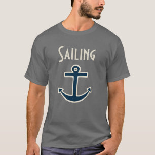 T-Shirt de voile d'ancre nautique