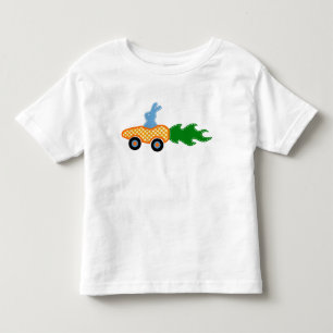 T-shirt de voiture de carotte de lapin