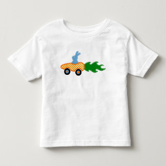 T-shirt de voiture de carotte de lapin