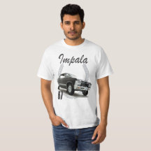 T-shirt de voiture de l'impala 67