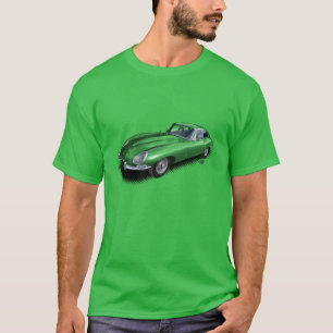T-shirt de voiture de sport de Jaguar XKE