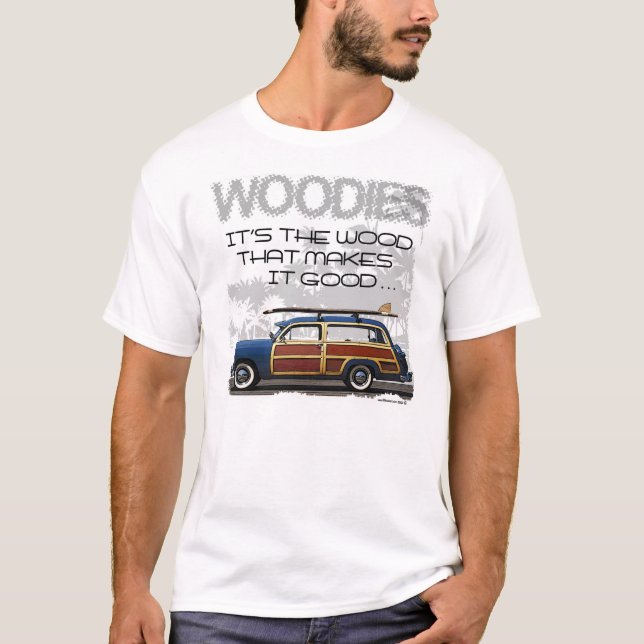 T-shirt de voiture de Woodies (Devant)