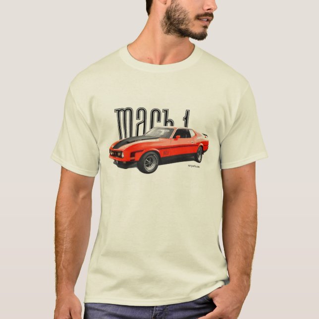 T-shirt de voiture deux-volumes du MACH 1 (Devant)