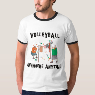 T-shirt de volleyball n'importe où n'importe quand