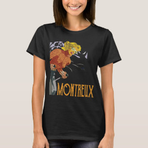 T-Shirt de voyage rétro du château de Montreux au 