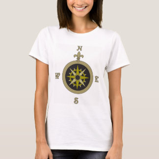 T-shirt de voyageur de boussole