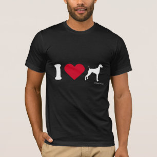 T-SHIRT DE WEIMARANER - AMOUR WEIMARANERS D'I