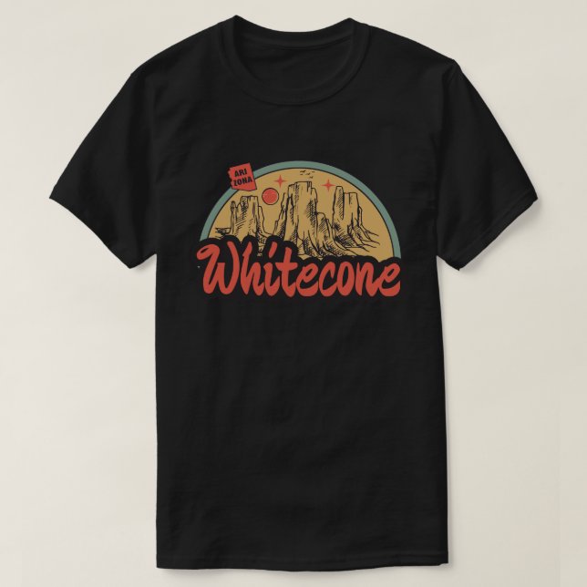 T-Shirt de Whitecone, Arizona (Design devant)