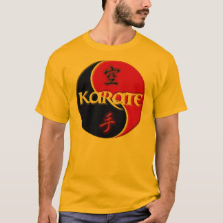 T-shirt de Yin Yang de karaté
