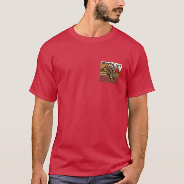 T-shirt de yoga de moto (Devant)