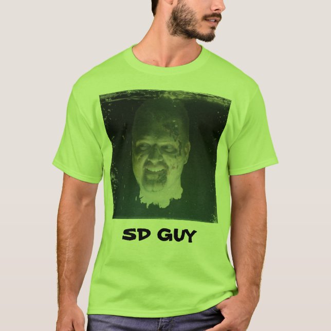 T-shirt de zombi de TWD de SDGuy (Devant)