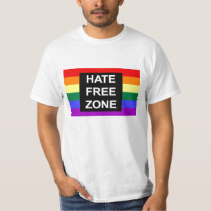 T-shirt de zone franche de haine