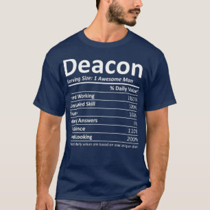 T-shirt DEACON Nutrition Funny Anniversaire Personnalisé