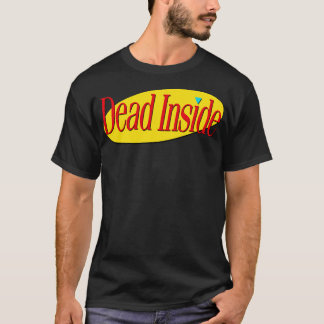 T-shirt Dead Inside Nihilist 90s TV Hommage Graphisme