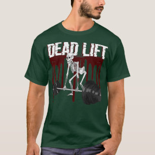 T-shirt Deadlift Skeleton Entraînement de musculation