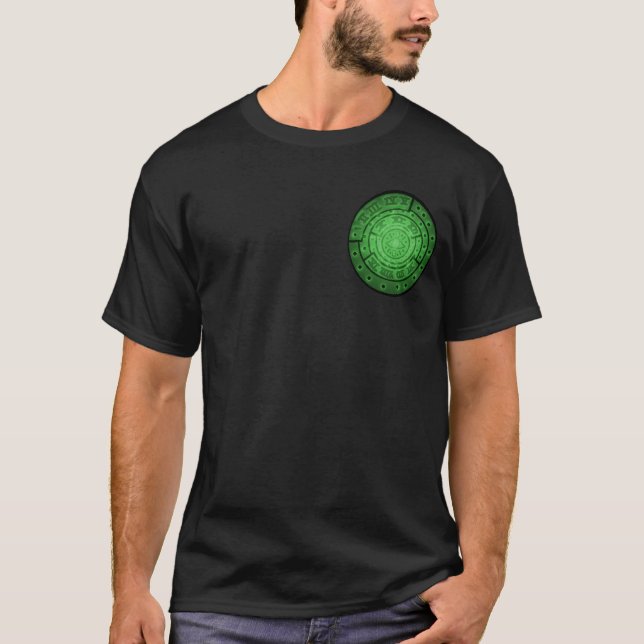 T-shirt DeadWest : Symbole de l'Arcanum Templars (sauge) (Devant)