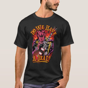 T-shirt Deal de guitare à la croisée des chemins - Blues F