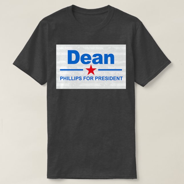 T-shirt Dean Phillips, président (Design devant)