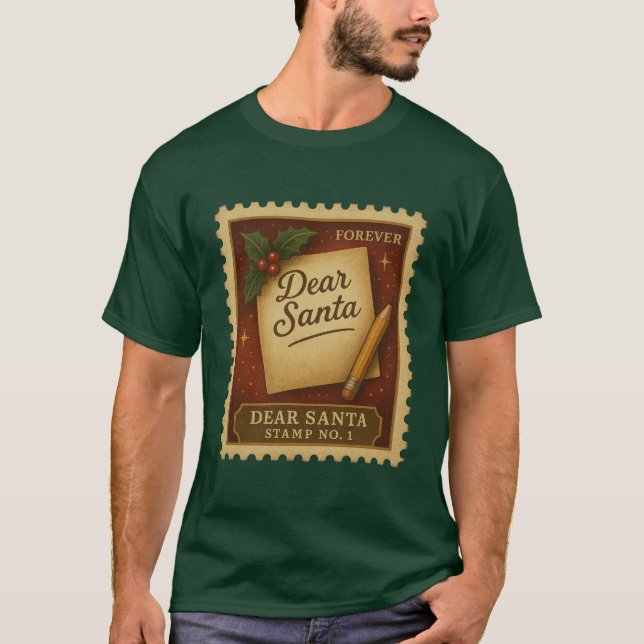 T-shirt Dear Santa – Stamp No. 1 (Devant)