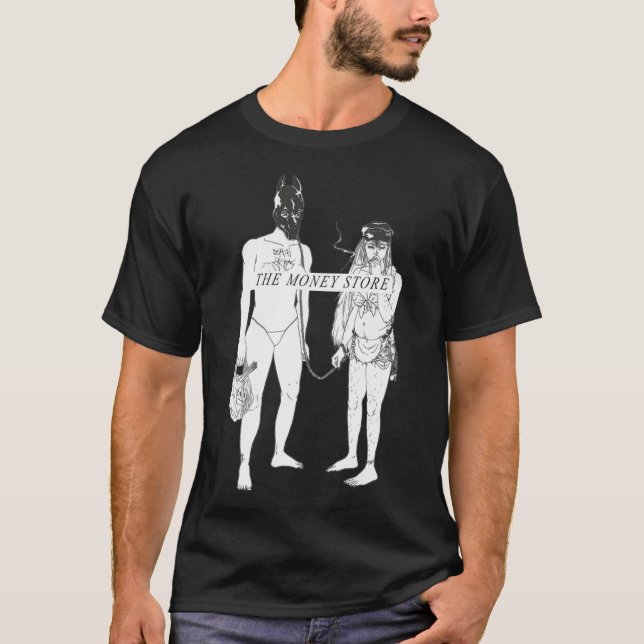 T-shirt death grips the money store album cover (censored) (Devant)