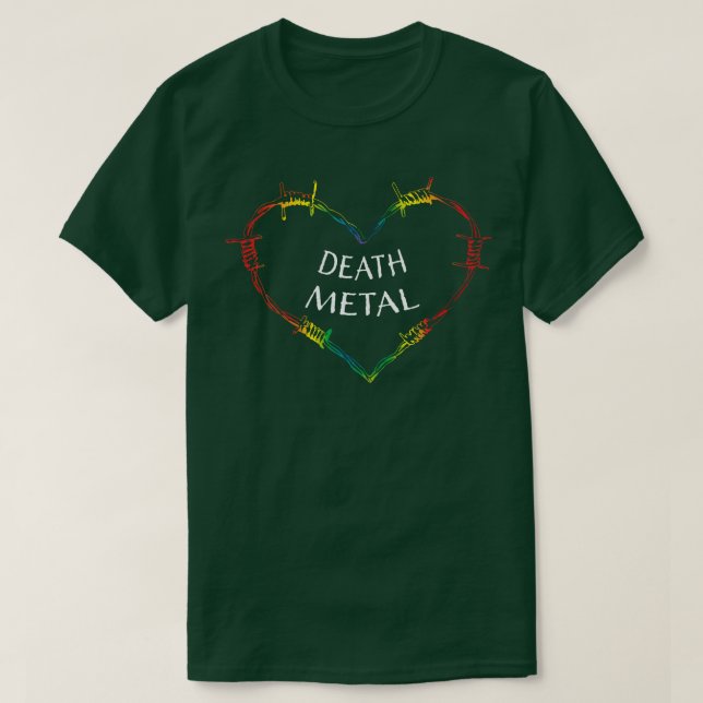 T-shirt Death Metal Punk Rock Rocker Music Cadeau (Design devant)