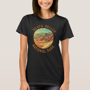 T-shirt Death Valley National Park Art Distressed Circle
