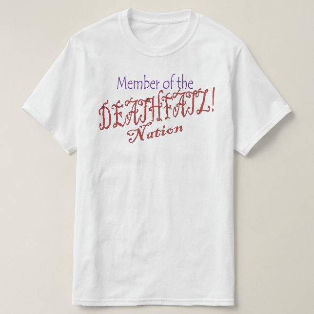 T-shirt DeathFatZ ! Nation (Design devant)