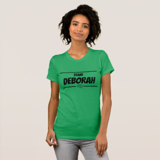 T-shirt Deb de l'équipe féminine, personnalisable