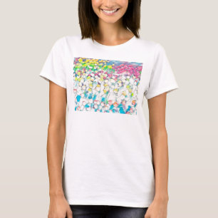 T-shirt Débardeur de base Tulip (blanc) avec flottant